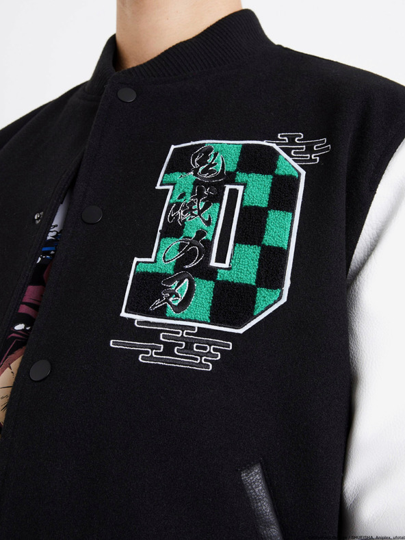 Celio Černá pánská bunda Celio Demon Slayer