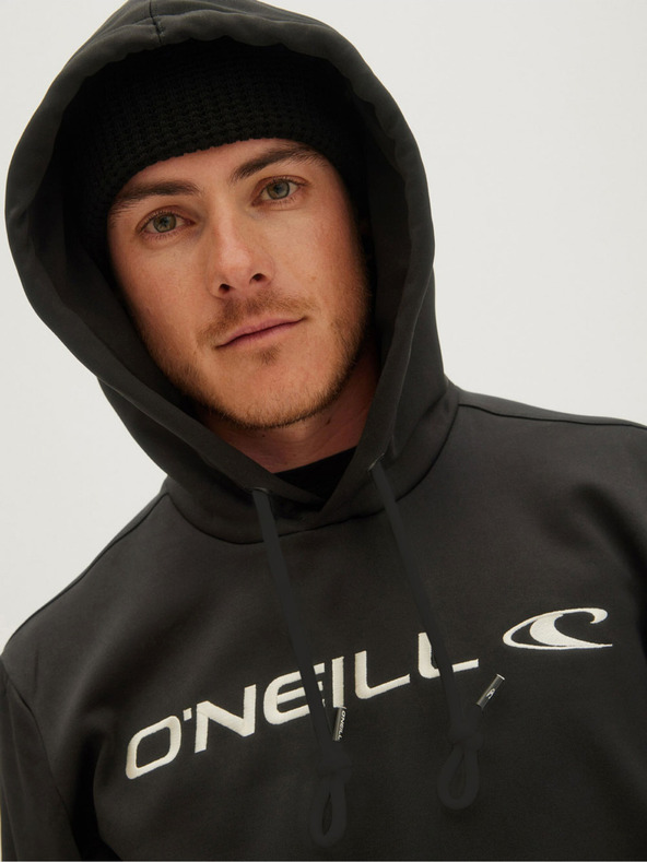 O'Neill Černá pánská mikina O'Neill RUTILE HOODED FLEECE