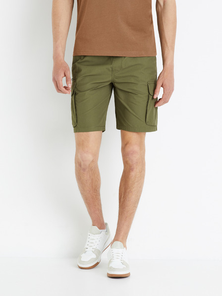 Celio Khaki pánské kraťasy Celio Fostopbm
