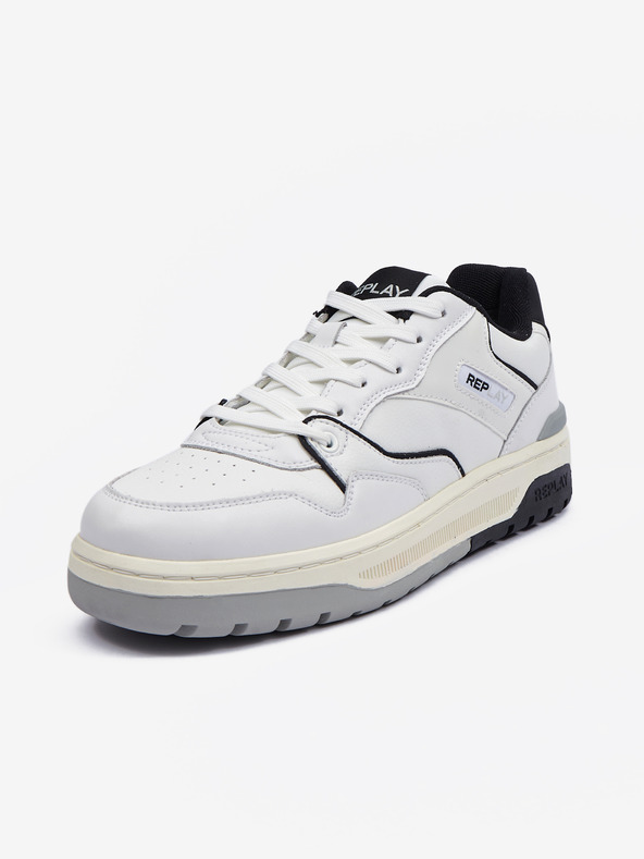 Replay Bílé pánské tenisky Replay