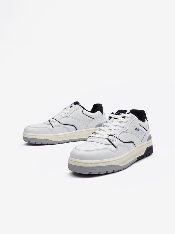 Replay Bílé pánské tenisky Replay