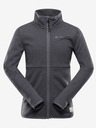 ALPINE PRO Šedá dětská sportovní mikina na zip ALPINE PRO Qerto