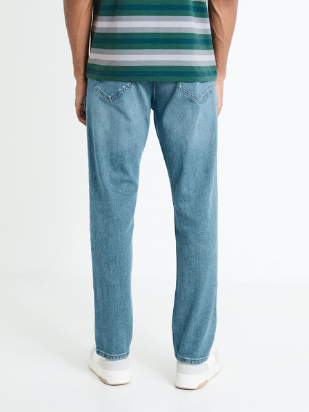 Celio Modré pánské straight fit džíny Celio Fobase15