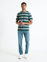 Celio Modré pánské straight fit džíny Celio Fobase15