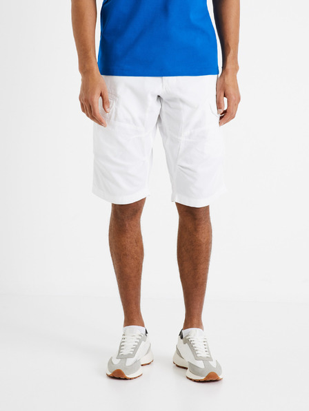 Celio Bílé pánské kraťasy Celio Bocourtbm1
