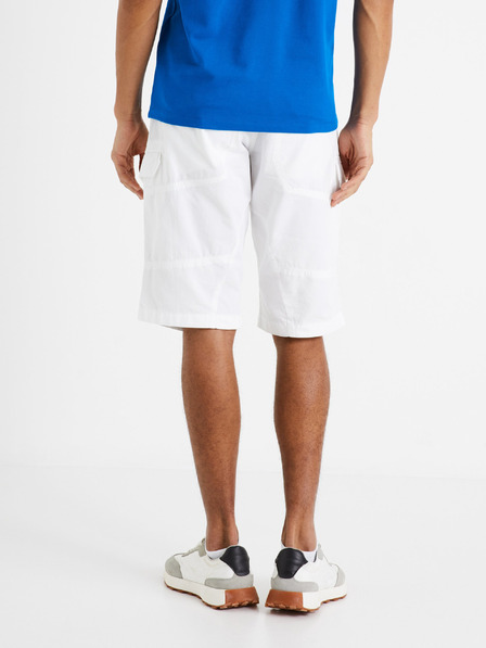 Celio Bílé pánské kraťasy Celio Bocourtbm1