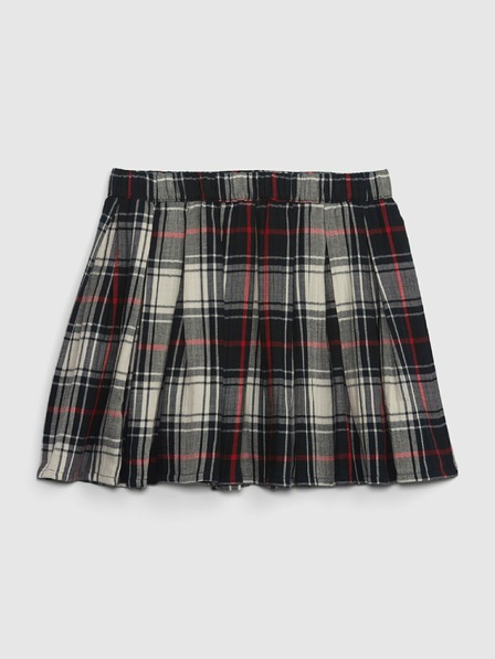GAP Dětská kostkovaná sukně GAP