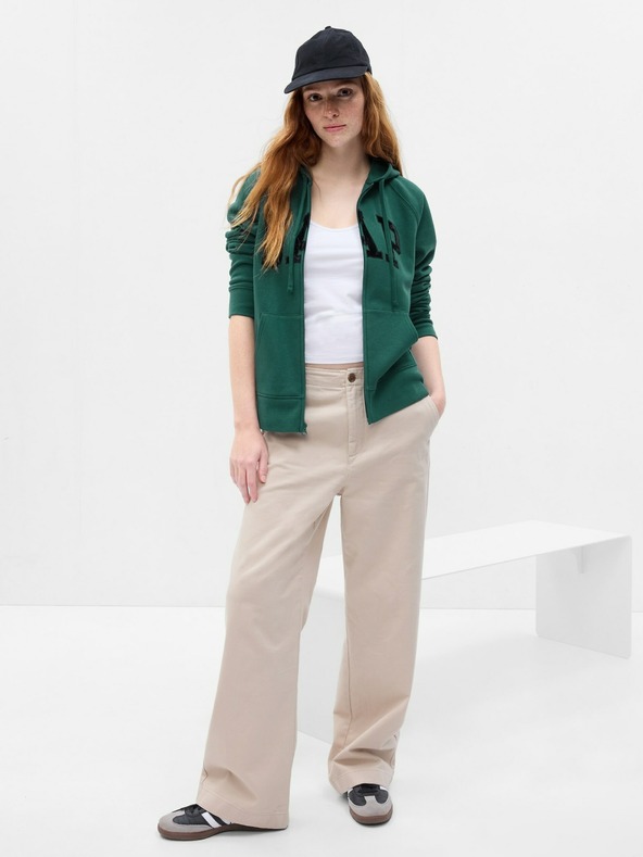 GAP Mikina s logem a fleece GAP