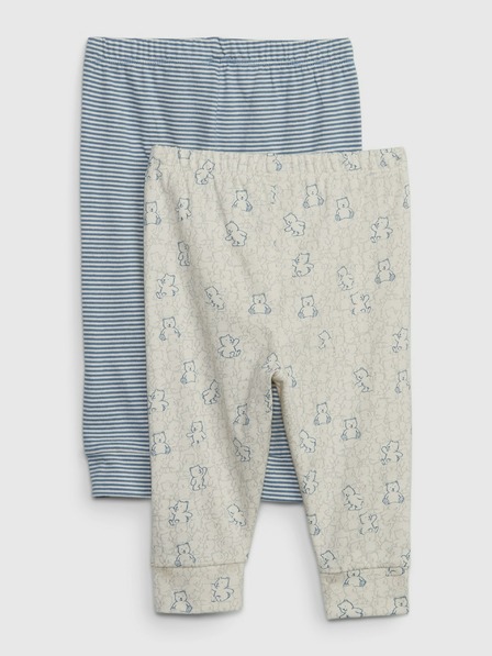 GAP Baby tepláky z organické bavlny, 2 ks GAP