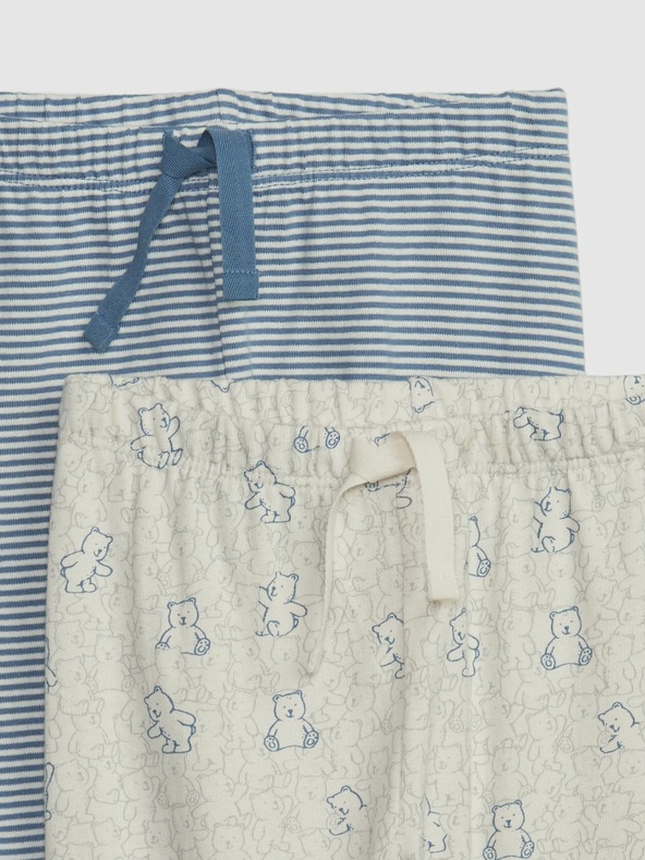 GAP Baby tepláky z organické bavlny, 2 ks GAP