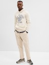 GAP Mikina s logem a fleece GAP