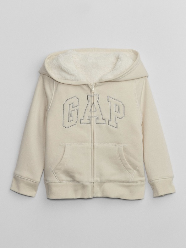 GAP Baby zateplená mikina s logem GAP