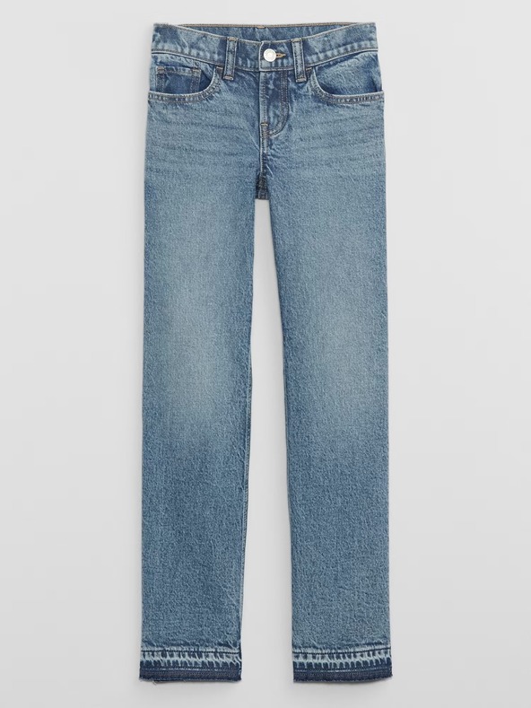 GAP Dětské džíny straight mid rise GAP
