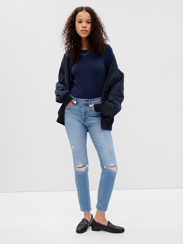 GAP Džíny slim High Rise Vintage GAP