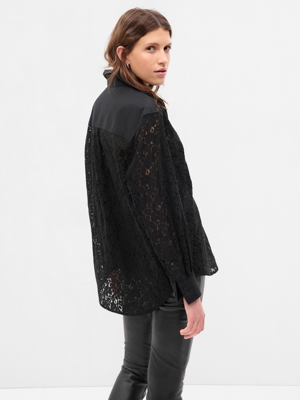 GAP Krajková košile oversize GAP