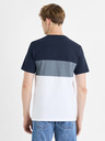 Celio Tmavě modré pánské tričko Celio Febloc