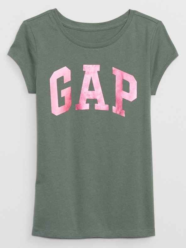 GAP Dětské tričko s metalickým logem Gap