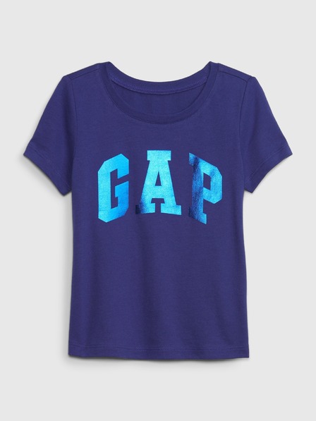 GAP Baby tričko s metalickým logem GAP