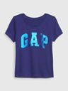 GAP Baby tričko s metalickým logem GAP