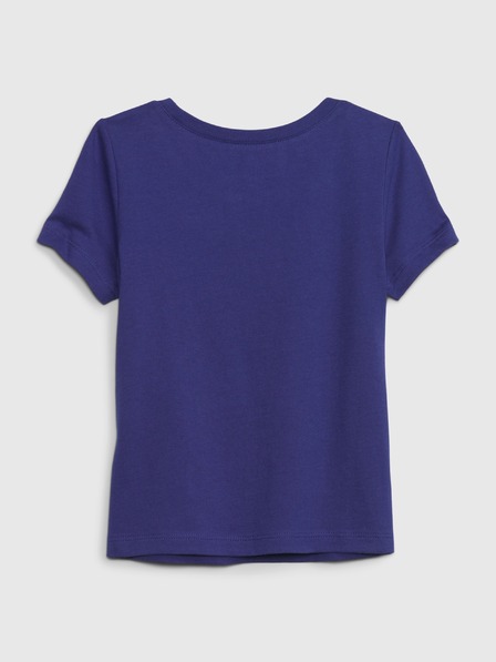 GAP Baby tričko s metalickým logem GAP