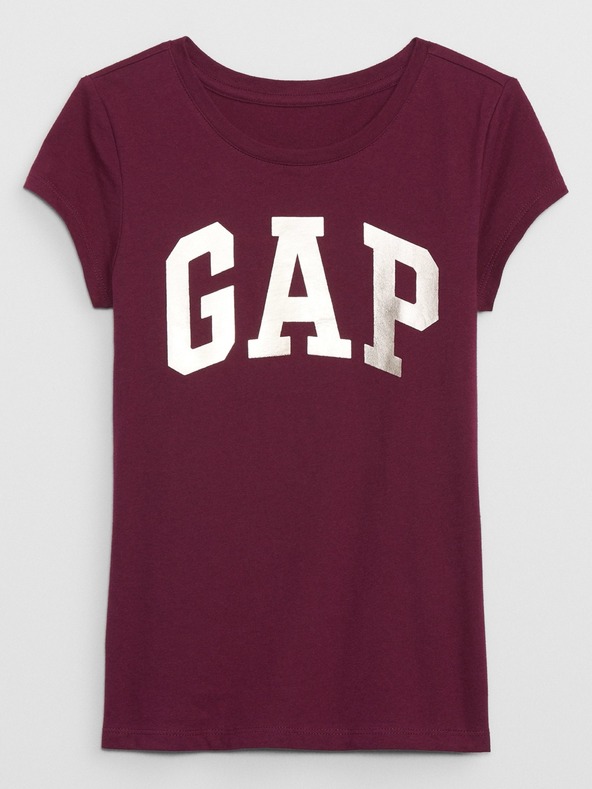 GAP Dětské tričko s metalickým logem Gap