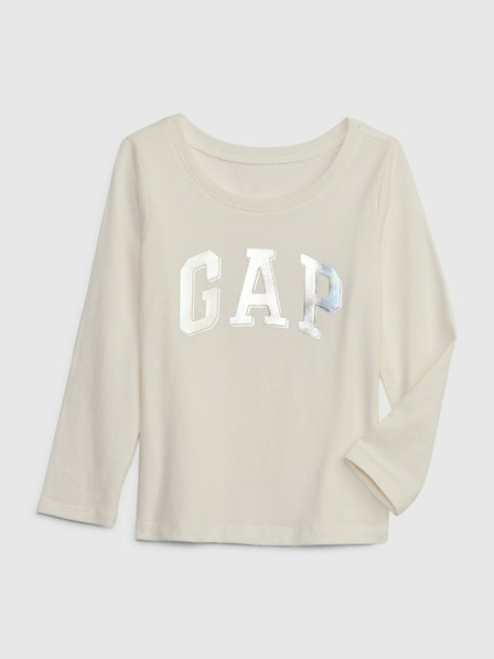 GAP Baby tričko s metalickým logem GAP