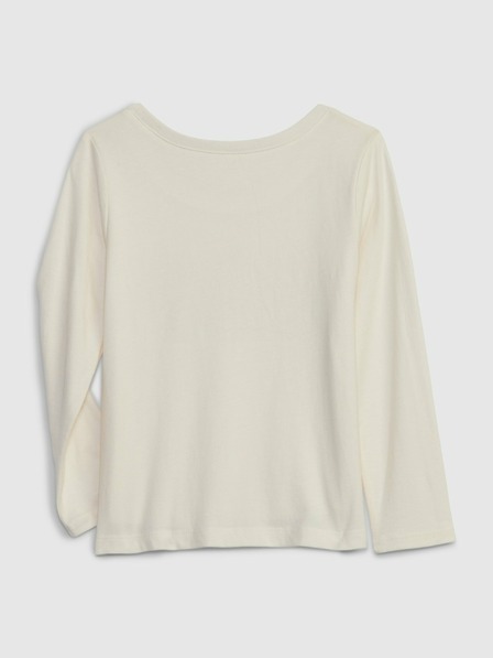 GAP Baby tričko s metalickým logem GAP