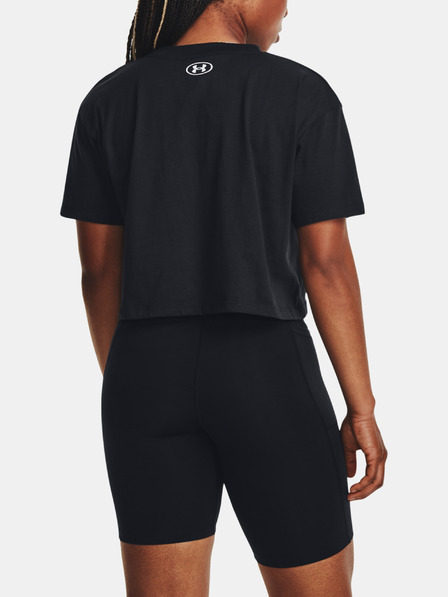 Under Armour Dámské tričko Under Armour UA COLLEGIATE CREST CROP SS
