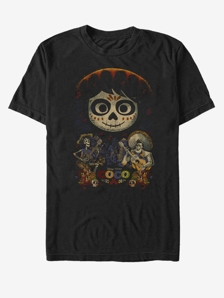ZOOT.Fan Černé unisex tričko ZOOT.Fan Coco Poster Pixar