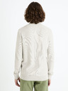 Celio Světle šedý pánský basic svetr Celio Celim
