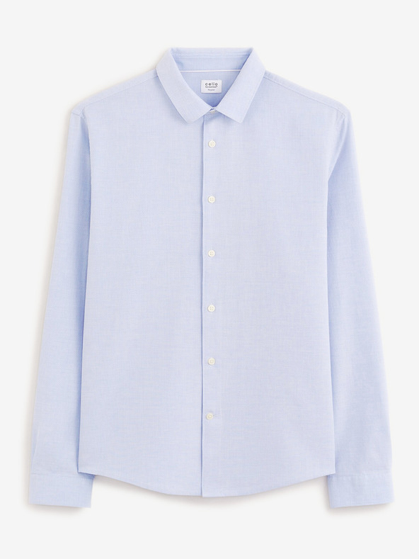 Celio Světle modrá pánská košile Celio Fabeille2