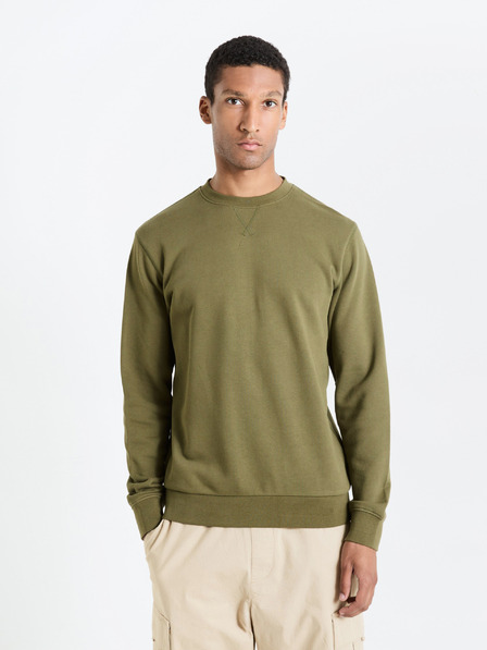 Celio Khaki pánská mikina Celio Feseven