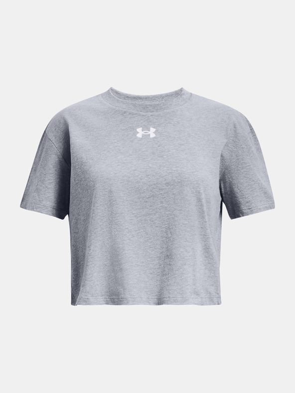 Under Armour Dívčí tričko Under Armour UA CROP SPORTSTYLE LOGO SS