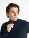 Celio Tmavě modrý pánský svetr Celio Celim