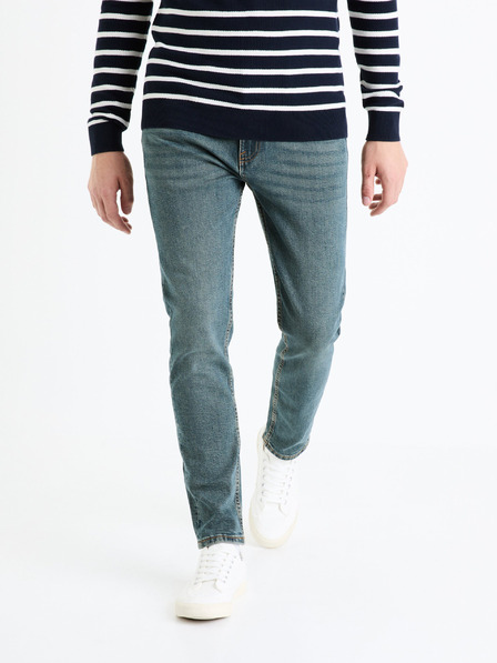 Celio Modré pánské slim fit džíny Celio Fotaper