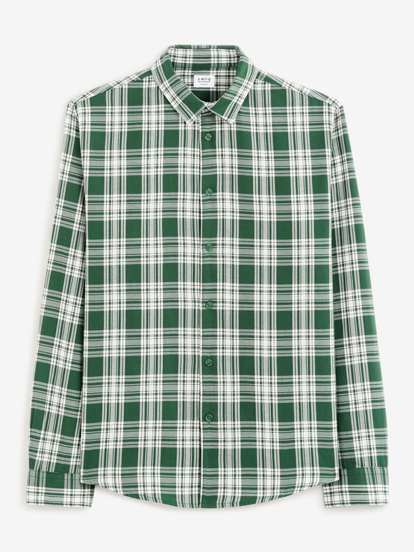 Celio Zelená pánská košile Celio Fadro