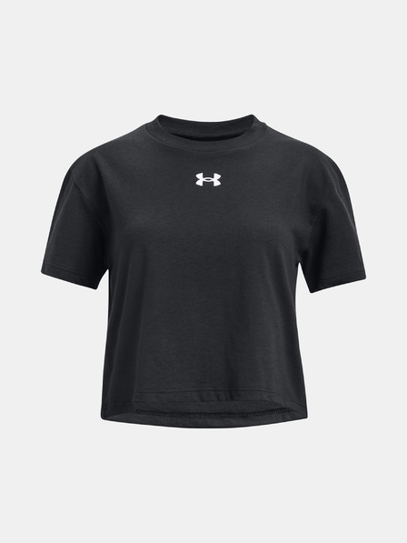 Under Armour Dívčí tričko Under Armour UA CROP SPORTSTYLE LOGO SS