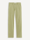 Celio Světle zelené pánské chino kalhoty Celio Tohenri