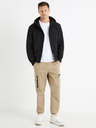 Celio Černá pánská bunda Celio Fuhoodie2