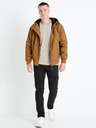 Celio Hnědá pánská bunda Celio Fuhoodie2