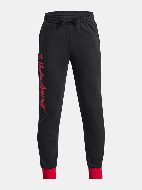 Under Armour Chlapecké tepláky Under Armour UA Rival Fleece Script Jgrs
