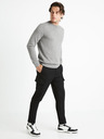 Celio Světle šedý pánský basic svetr Celio Decotonv