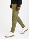 Celio Khaki pánské zkrácené kalhoty Celio Fodamso