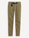 Celio Khaki pánské zkrácené kalhoty Celio Fodamso