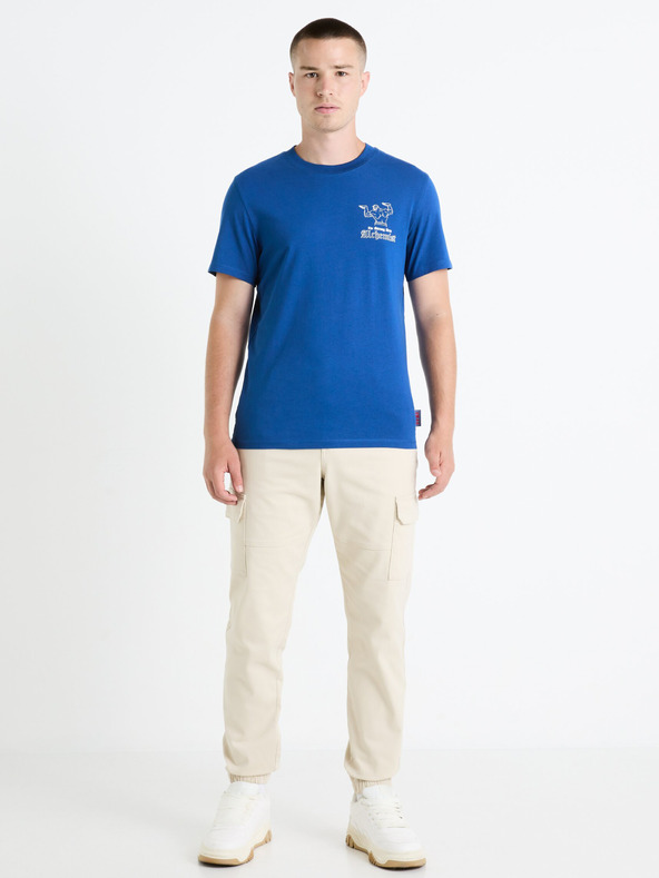 Celio Modré pánské tričko Celio Fullmetal Alchemist