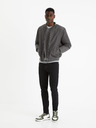 Celio Šedý pánský basic svetr z merino vlny Celio Semeriv