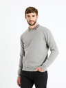 Celio Šedý pánský basic svetr Celio Beclo