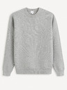 Celio Šedý pánský basic svetr Celio Beclo