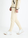 Celio Krémové pánské basic tepláky Celio Fonewyoke