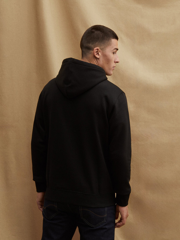 Celio Černá pánská mikina s kapucí Celio Muhammad Ali